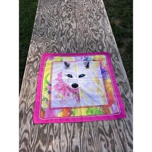Girls‎ Scouts Little Brownie Baker Bandana Scarf Wolf Pink whimsy spring